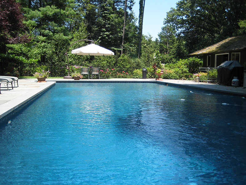 large beautiful pool landscaping